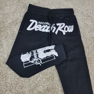 Shoe Palcace Death Row Records Snoop Dogg Mens Small Black Sweatpants